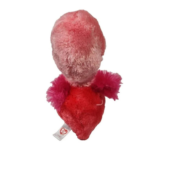 Ty Beanie Boos Gilda Flamingo Bird Plush Pink Stuffed Animal Toy 2017 FLAW - Picture 3 of 8